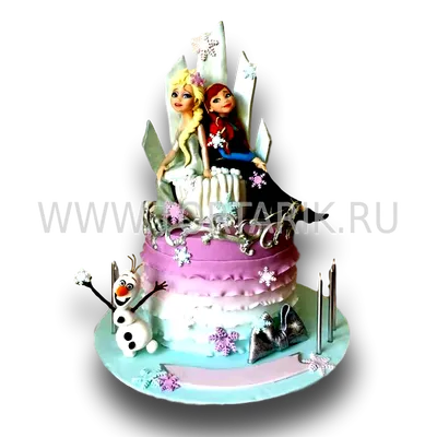Двухярусный торт Эльза на заказ по цене 1050 руб./кг в кондитерской Wonders  | с доставкой в Москве