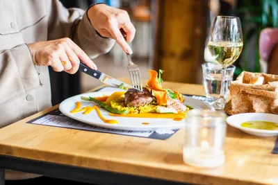 Как складывать вилку и нож на тарелке во время и после еды? Инфографика |  Инфографика | Аргументы и Факты
