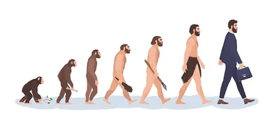 Эволюция человека» — создано в Шедевруме
