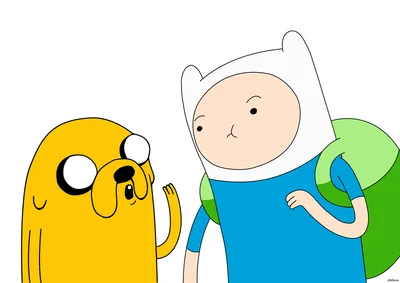Скачать обои Adventure Time, Время приключений, Финн и Джейк, раздел  минимализм в разрешении 1024x1024