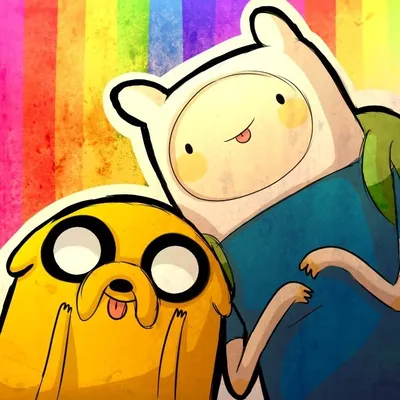 Обои на рабочий стол Финн / Finn и Джейк пес / Jake the Dog из мультсериала  Время Приключений / Adventure Time, обои для рабочего стола, скачать обои,  обои бесплатно