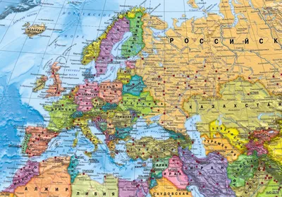Зарубежная Европа | Карта Зарубежной Европы