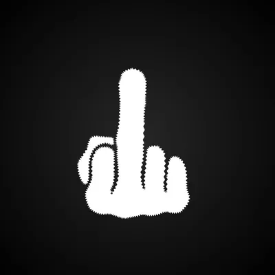 Download wallpaper hand, FAK, fuck, you, fuck you, section minimalism in  resolution 1024x1024
