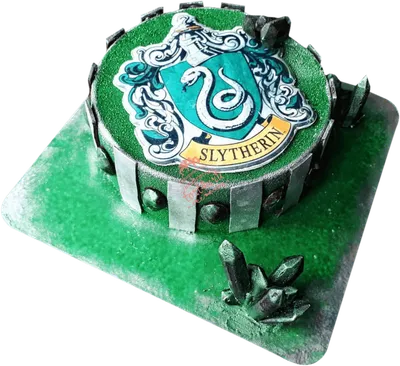 Свеча для торта \"Слизерин\" для праздника Гарри Поттер