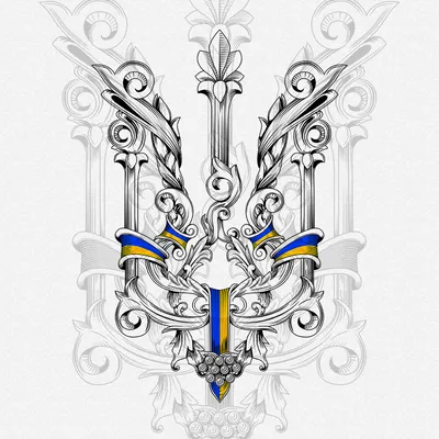 Тату герб Украины (168 фото) - значение татуировки, эскизы 2024