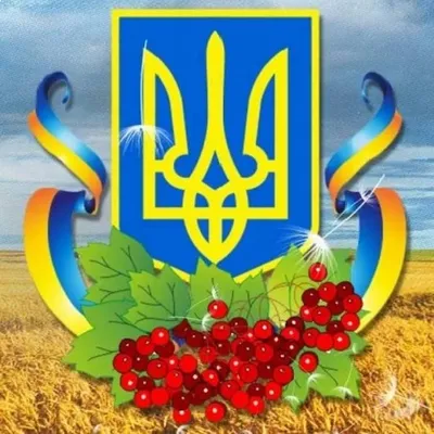Герб Украины (желто-синий) 250х350 купить недорого от производителя  Стенд-Дизайн в Тернополе, Киеве, Запорожье