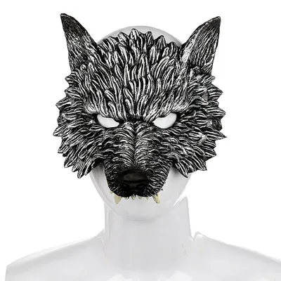 Голова волка, в китайском стиле, …» — создано в Шедевруме