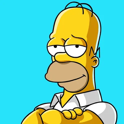 Обои на рабочий стол Гомер Симпсон / Homer Simpson скачет в припадке, обои  для рабочего стола, скачать обои, обои бесплатно