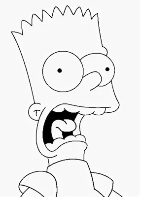 Bart Simpson Coloring Page | Bart simpson drawing, Simpsons drawings, Bart  simpson