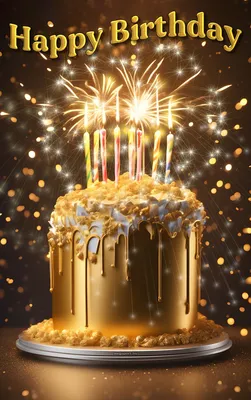С Днем Рождения - Мегапорт Медиа - картинки, видео, анимации | Happy  birthday wishes cake, Happy birthday cakes, Happy birthday cake pictures