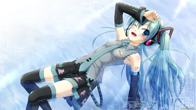 Picture Vocaloid Hatsune Miku haraguroi you Anime young 3840x2400