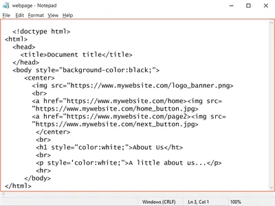 HTML Starter Template – A Basic HTML5 Boilerplate for index.html