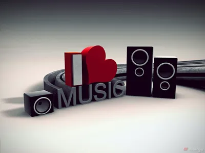 Love music wallpaper on Desktop