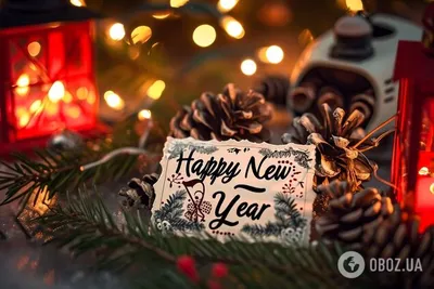 С наступающим Новым годом - красивые открытки и поздравления — УНИАН