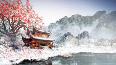 японский пейзаж из киото, красота, Hd фотография фото, вода фон картинки и  Фото для бесплатной загрузки