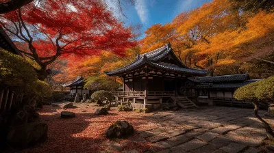Япония пейзаж арт - 60 фото