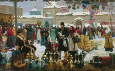 Весёлая осенняя ярмарка на Руси» — создано в Шедевруме