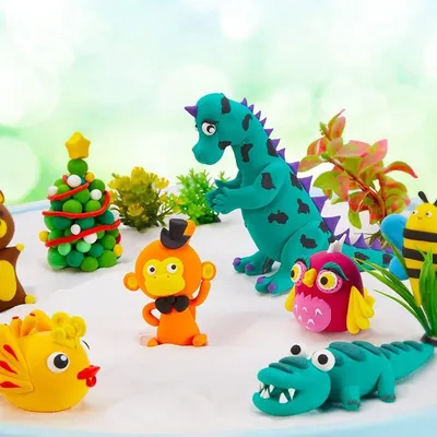 Игрушки из глины для лепки, суперлегкие слаймы, сухой на воздухе пластилин,  сверхлегкие глиняные игрушки, мягкая пластилиновая игрушка – лучшие товары  в онлайн-магазине Джум Гик