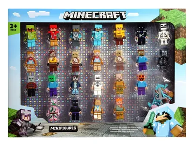 Фигурки Майнкрафт, игрушка совместима с лего купить по низким ценам в  интернет-магазине Uzum (441522)