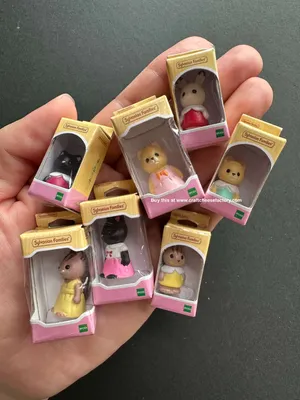Doll Family With Hedgehogs Sylvanian Families - Alexandalexa