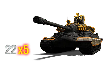 Модель танка ИС-7 1:100 World of Tanks с подставкой