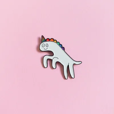 I'm a heckin' unicorn LGBT enamel pin – Heckin' Unicorn