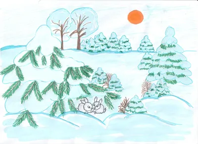 зимняя сказка рисунок карандашом зимний лес раскраски картинки Архив  картинок #yandeximages | Раскраски, Рисовательные проекты, Рождественские  картины