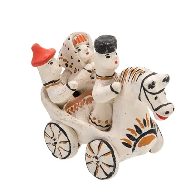 Сувенир «Котик», белый, 3,5×4×5,5 см, каргопольская игрушка купить в Чите Каргопольская  игрушка в интернет-магазине Чита.дети (3737073)