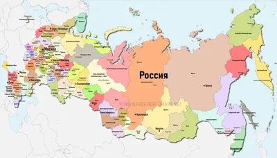 Карты России - freeworldmaps.net