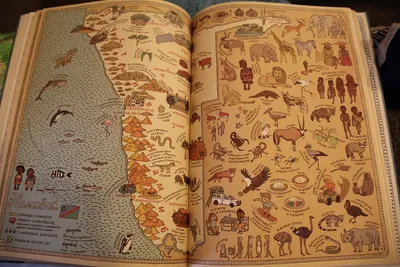 Античная Карта Африки Старом Пергаменте Векторный Африканский Континент  Островами Морем Векторное изображение ©Seamartini 469218460