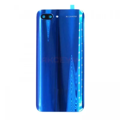 Купить заднюю крышку на Huawei Honor 10 (COL-L29) синего цвета в  Екатеринбурге от 270 рублей в Аксеуме
