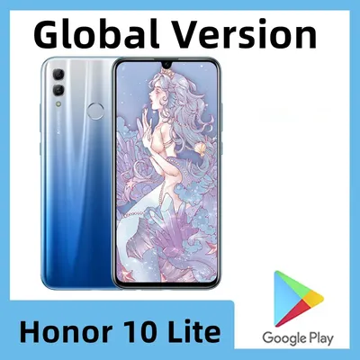 Смартфон Honor 10 Lite, 4 Гб ОЗУ 64 Гб ПЗУ, Kirin 710, сканер отпечатка  пальца, дисплей 6,21 дюйма, 2340x1080 | AliExpress