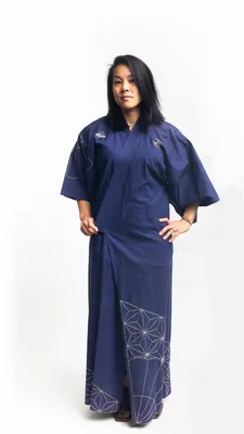 Tribal Kimono Robe with Block Print for Men / Rust – ChintamaniAlchemi