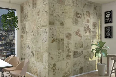 Рисунки на стенах квартиры: интересные идеи и решения в интерьере от  Дизайн-студии SILK PLASTER
