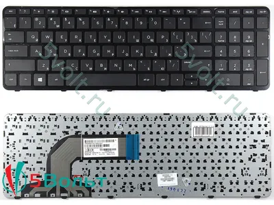 Купить клавиатуру для ноутбука HP Pavilion 15, 15-n000 серии черная цена
