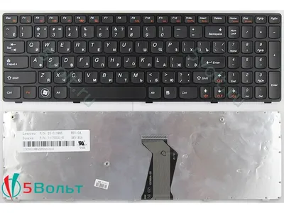 Купить клавиатуру для ноутбука Lenovo B570, B570e, B575 черная цена