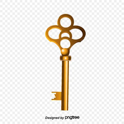 высококачественный золотой ключик, золотой ключ высокого качества,  винтажные ключи, золотой ключ png | Klipartz