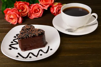 Пирожное кофе стоковое фото. изображение насчитывающей торт - 35494148