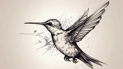 Рисунок акрилом колибри - 80 фото