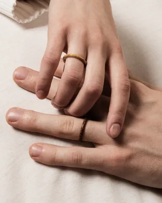 Обручальные кольца из белого золота парные ❣ «Половинки - Пазл»