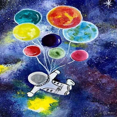 Дизайн детской для мальчика с космической тематикой