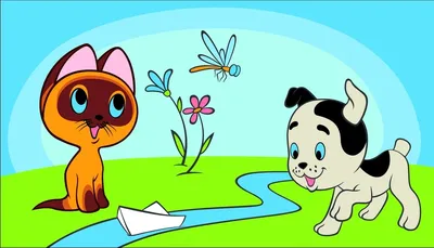 Аппликация из пластилина \"Котёнок Гав\" из мультфильма. Пошаговая инструкция  с фото для детей. | Лепим с Таней | Дзен