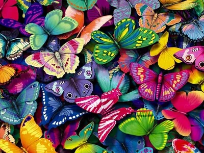 Рисунки бабочек для срисовки - 72 фото
