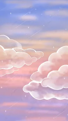 красивые эстетические цветные облачные обои Фон Обои Изображение для  бесплатной загрузки - Pngtree