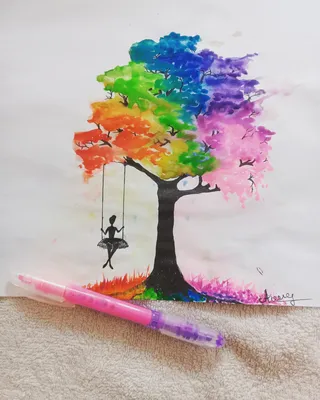 Сказочно красивые рисунки на дереве!