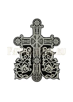 Крест для священника фигурный 29.5*17.5см (бук) - церковная утварь от  производителя