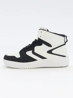 Высокие кроссовки на белой подошве, цвет: черный купить в интернет-магазине  ТВОЕ, арт.A7799