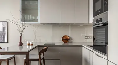 Маленькая угловая кухня на заказ в современном стиле №2 – Дизайн-Мебель