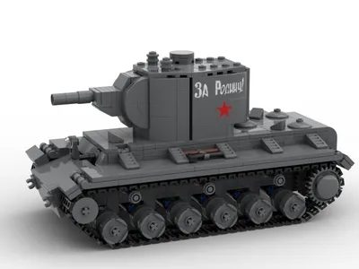 LEGO MOC KV-2 heavy assault tank by gunsofbrickston | Rebrickable - Build  with LEGO