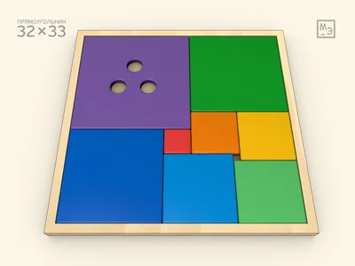 Мозаика \"Цветные квадраты\" - купить в интернет-магазине Игросити